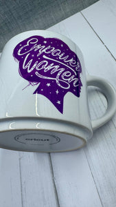 Experience the power of women with our Empower Women Mug. Made with long-lasting ceramic and infused with empowering words in long-lasting infusible ink, this mug is a daily reminder of the strength and resilience of women. Join the movement and start your day with a cup of empowerment.The infusible ink used in the design process ensures long-lasting and vibrant colors, making this mug a perfect addition to any collection. Create a unique and stylish statement with this expertly crafted mug.