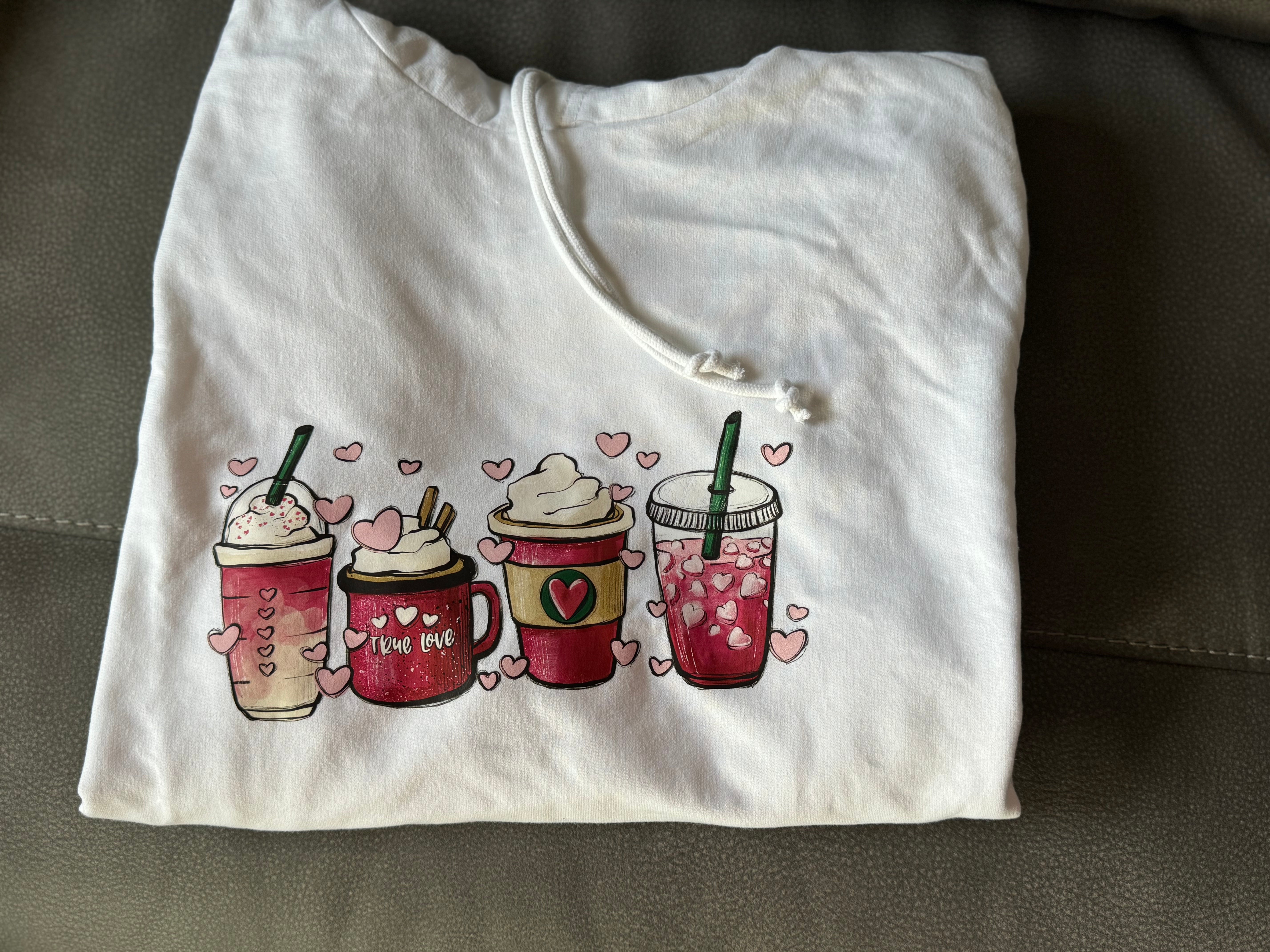 Heart coffee shirt