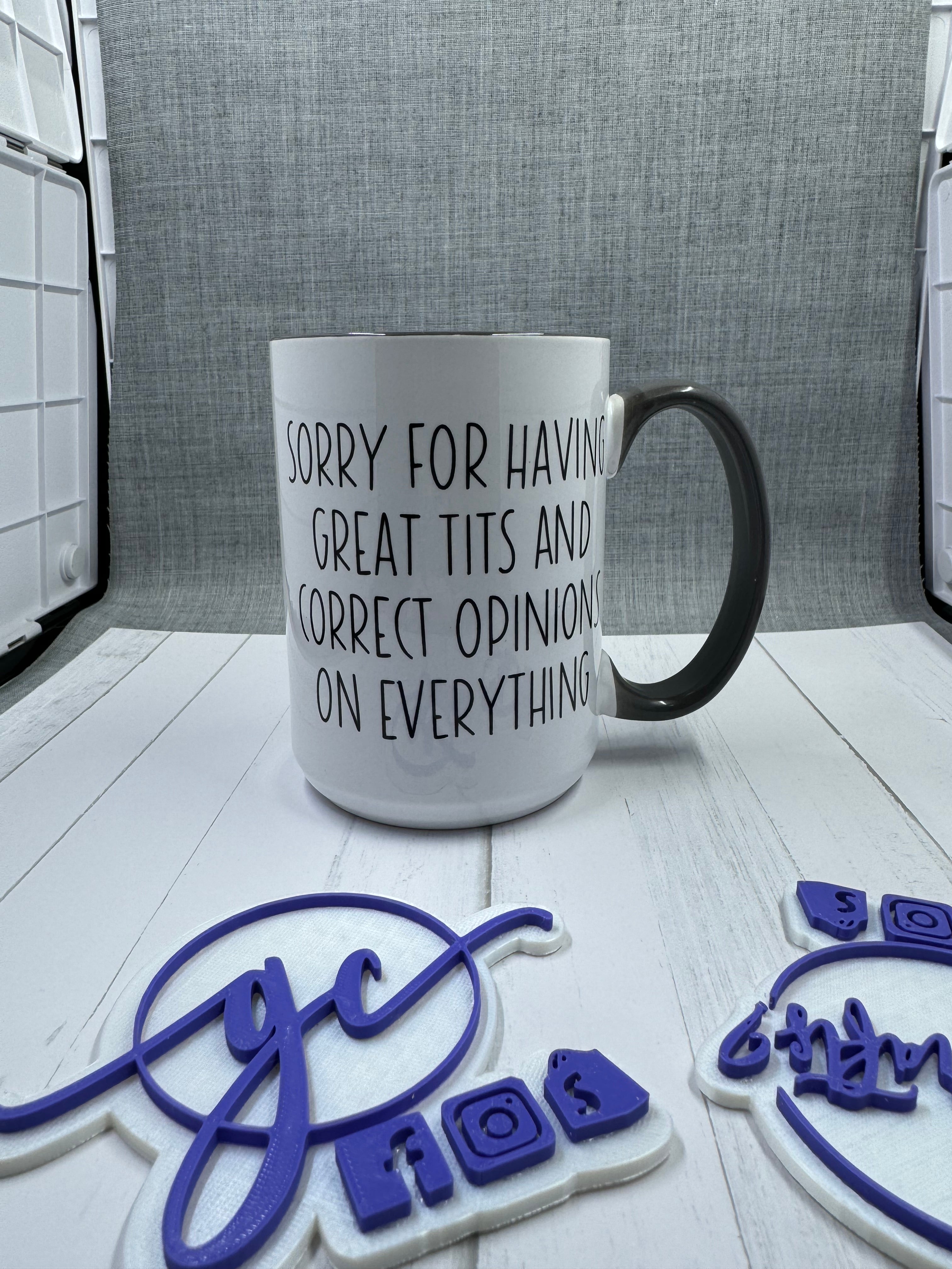 Great tits and correct opinions Mug