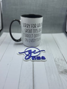 Great tits and correct opinions Mug