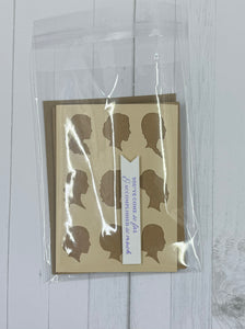 Women's Silhouette Card Kit