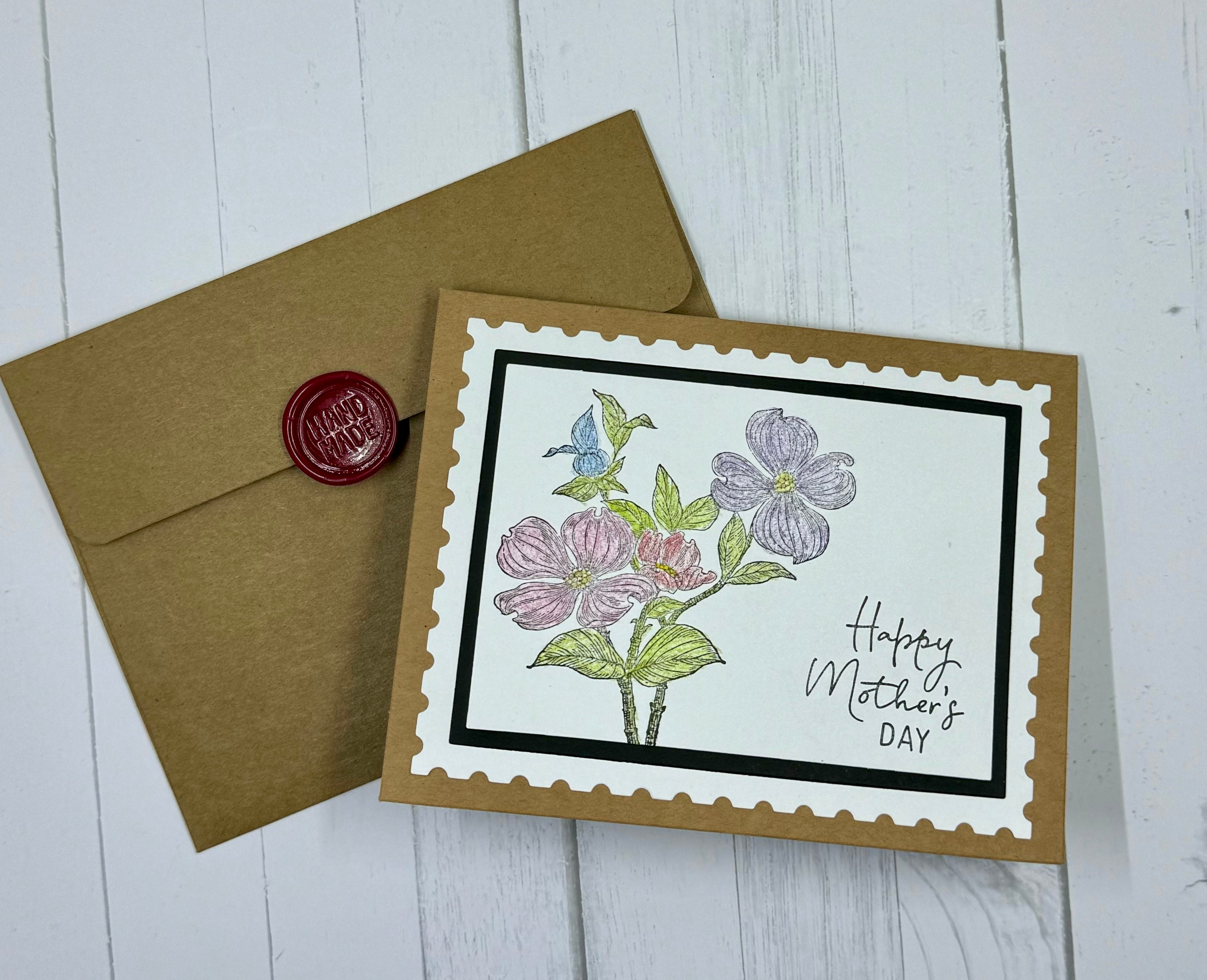 Celebrate the special bond you share with your mother with our Happy Mother's Day card. Measuring 4" x 5 1/2", this card is the perfect way to express your love and gratitude. Let your mom know that she means the world to you with this heartfelt card.