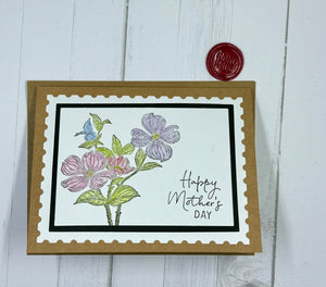 Celebrate the special bond you share with your mother with our Happy Mother's Day card. Measuring 4" x 5 1/2", this card is the perfect way to express your love and gratitude. Let your mom know that she means the world to you with this heartfelt card.