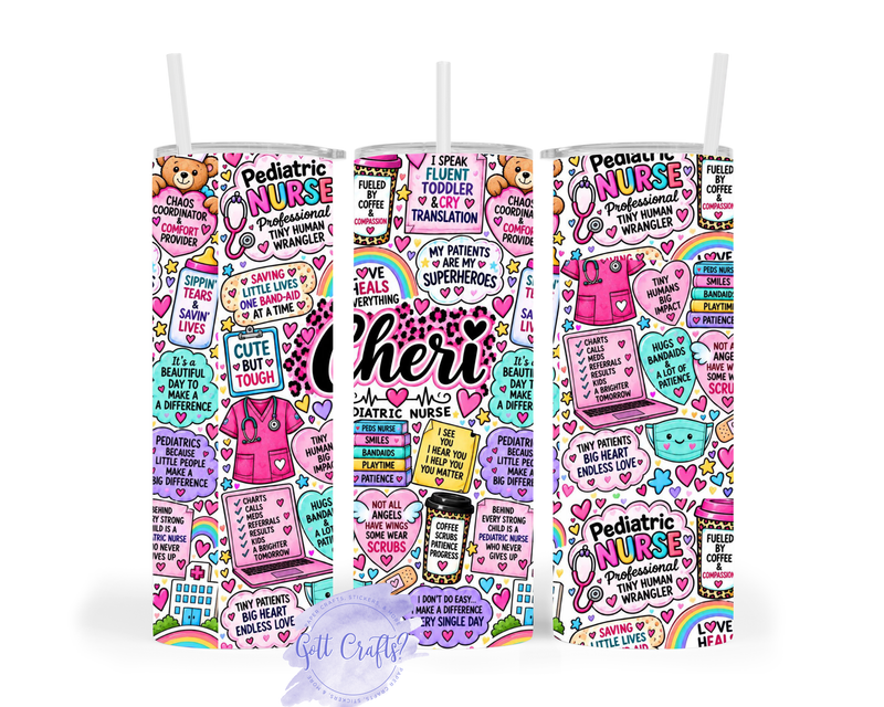 Custom Pediatric Nurse Tumbler