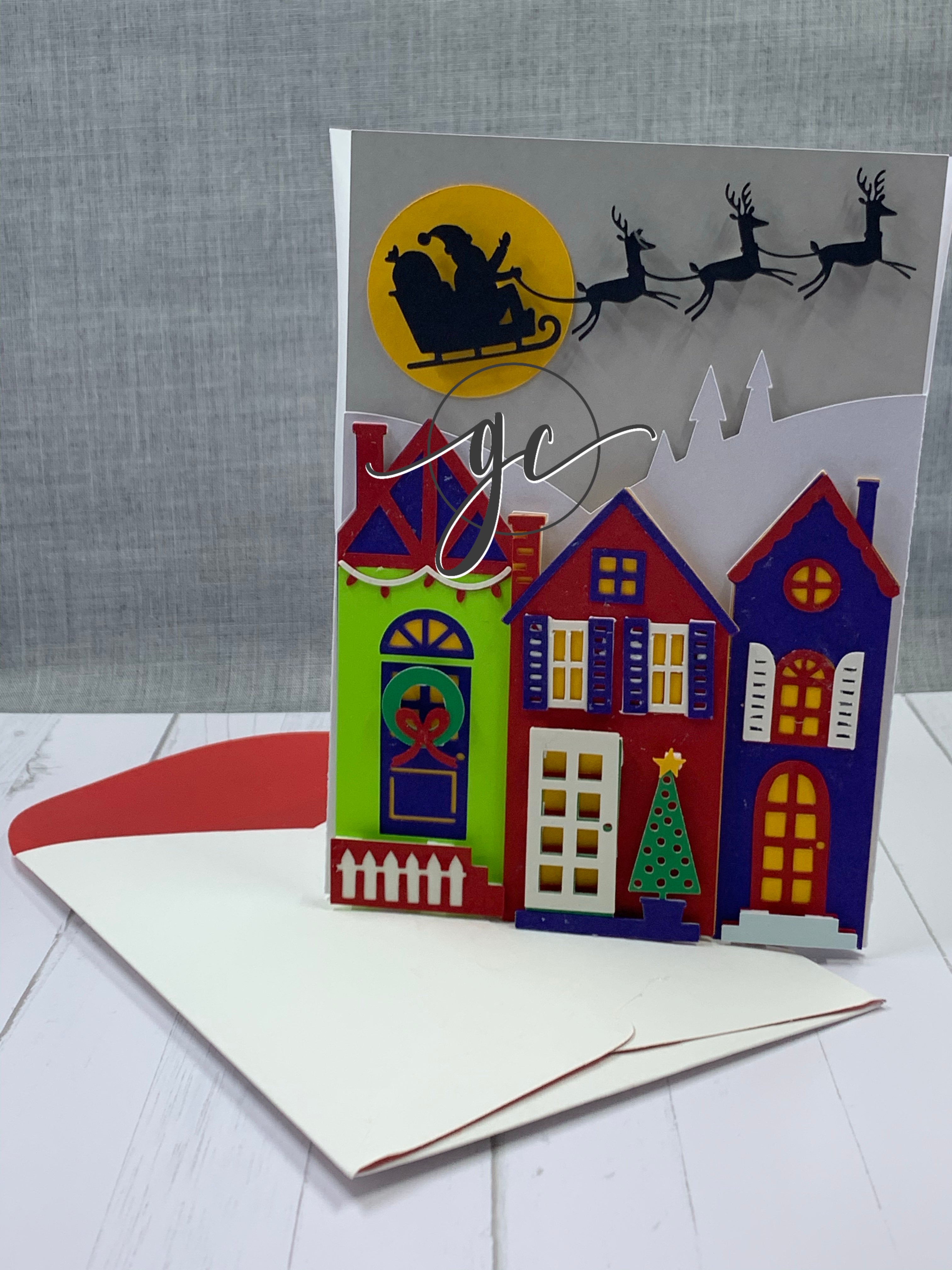 Christmas Village Card