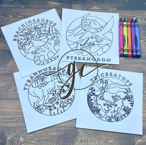 Dinosaur Birthday Card