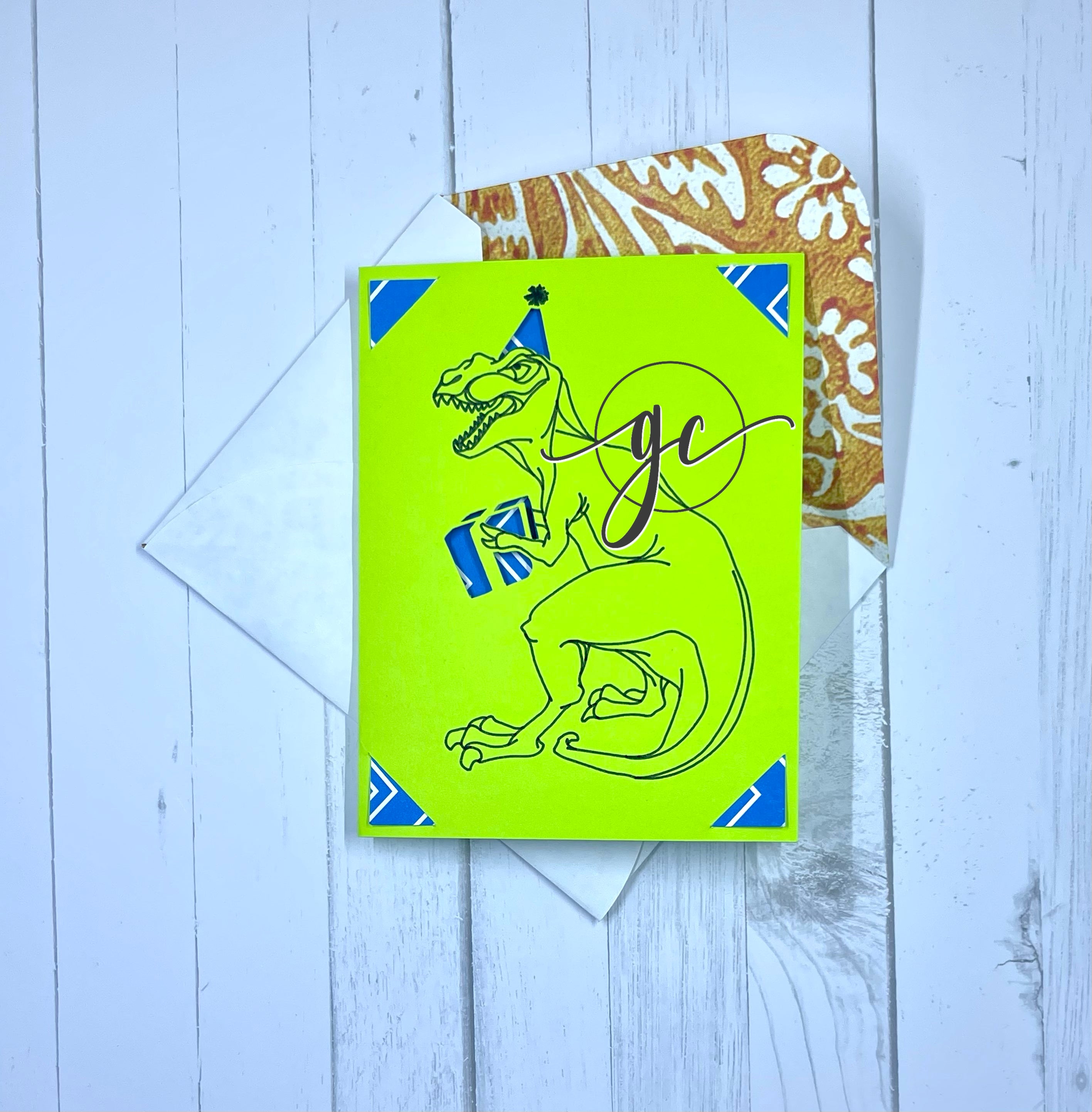 Dinosaur Birthday Card