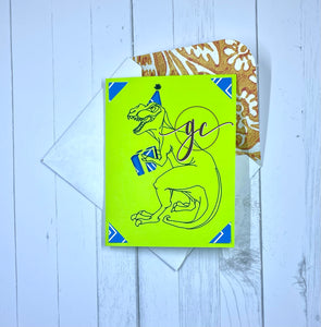 Dinosaur Birthday Card