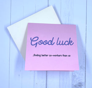 Good Luck Card