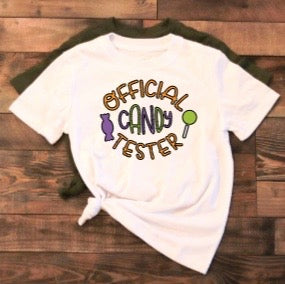 Official Candy Tester Kids Shirt