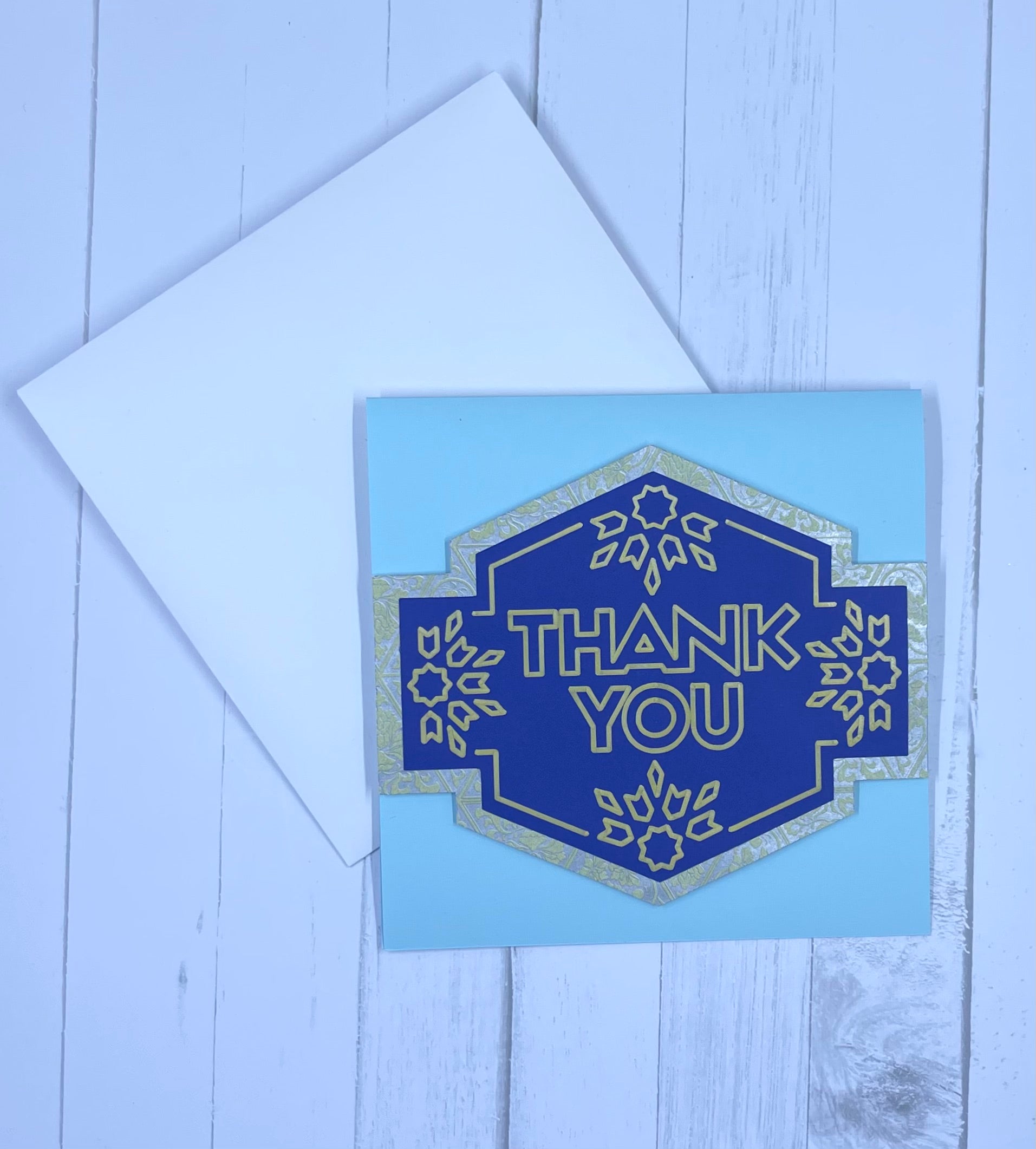 Thank You Card - Raised