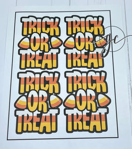 Trick Or Treat Stickers