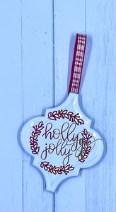 Holly Jolly Holiday Ornament