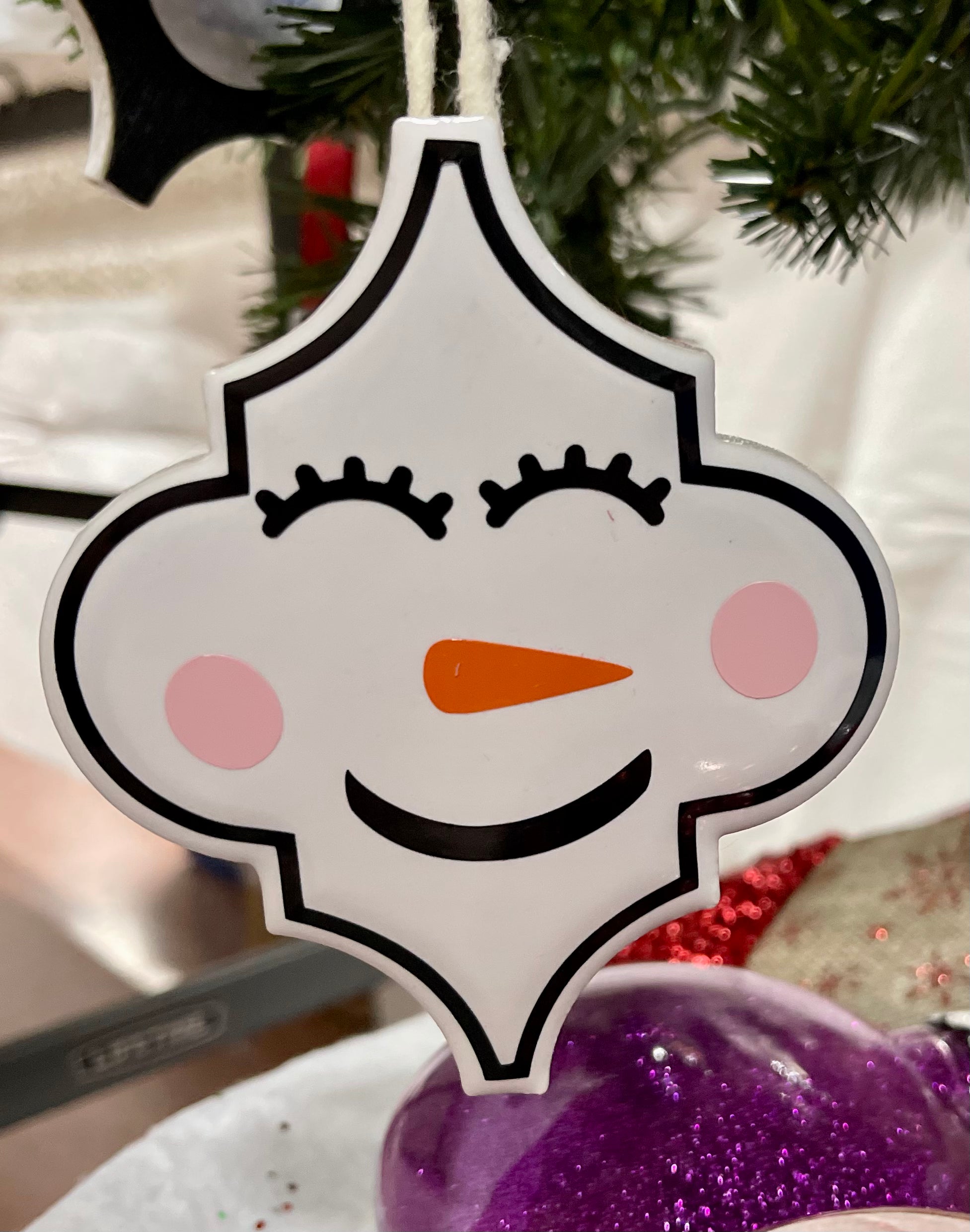 Snowman Ornament - Individual