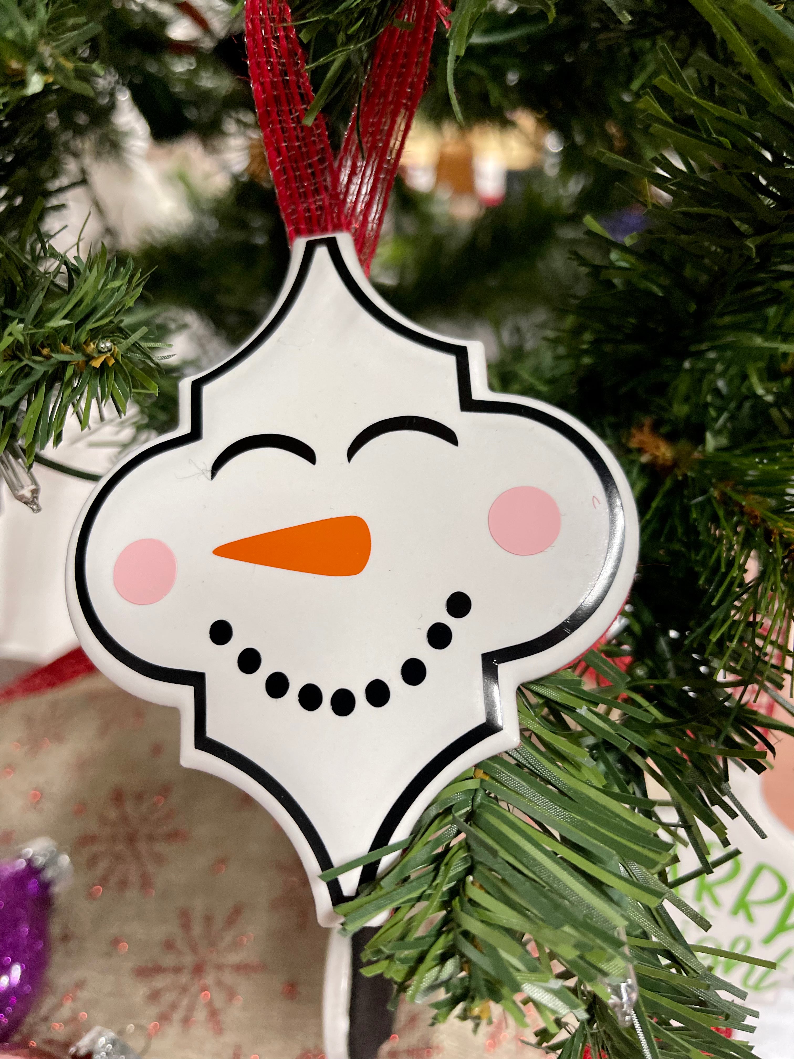 Snowman Ornament - Individual