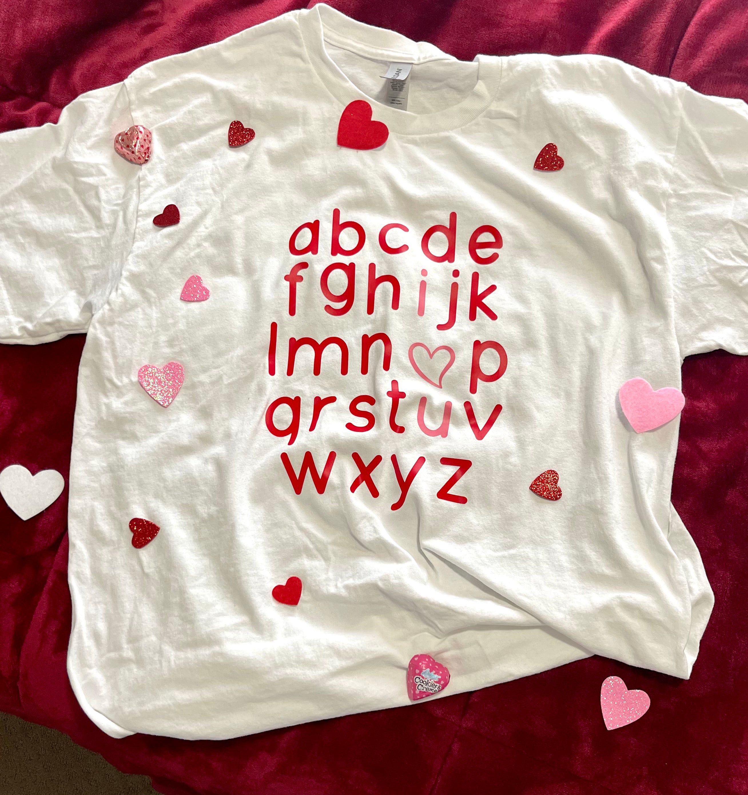 ABC's I heart you Shirt