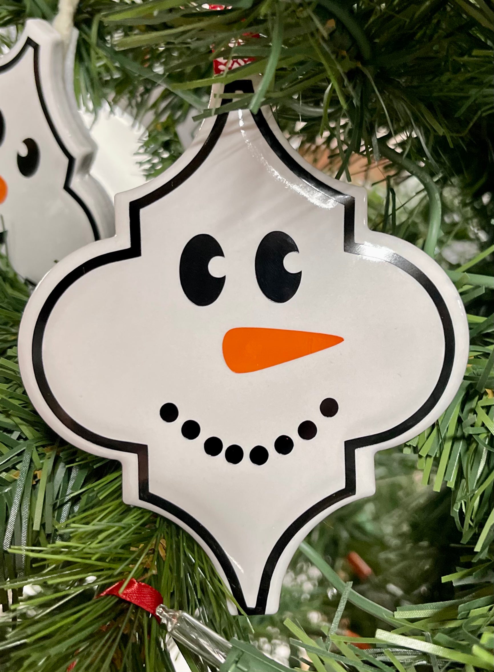 Snowman Ornaments - Set of 12