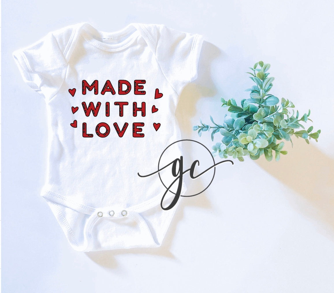 Made with Love Onesie